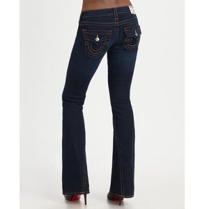 True Religion Joey Twisted Flare Jeans Low Rise